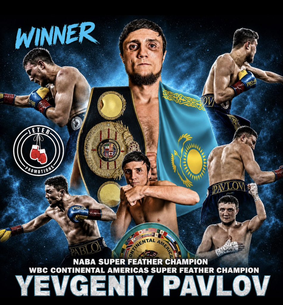 Yevgeniy Pavlov captures NABA Gold Super Featherweight title
